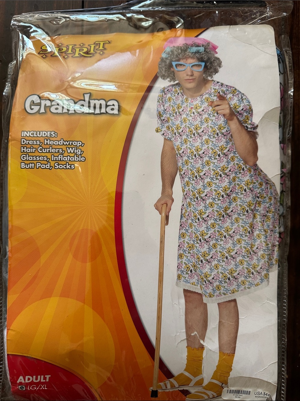 Spirit Grandma Costume NWT